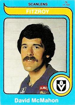 1980 Scanlens VFL #76 David McMahon Front